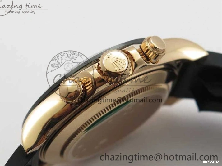 1224 Daytona 116515 Noob 1:1 Best Edition Chocolate Dial Lume Markers on Black Rubber Strap SA4130 (Free Extra Strap) V Stylish 2976